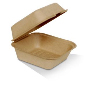 "Bamboo" Enviro Takeaway Clamshell - 6"